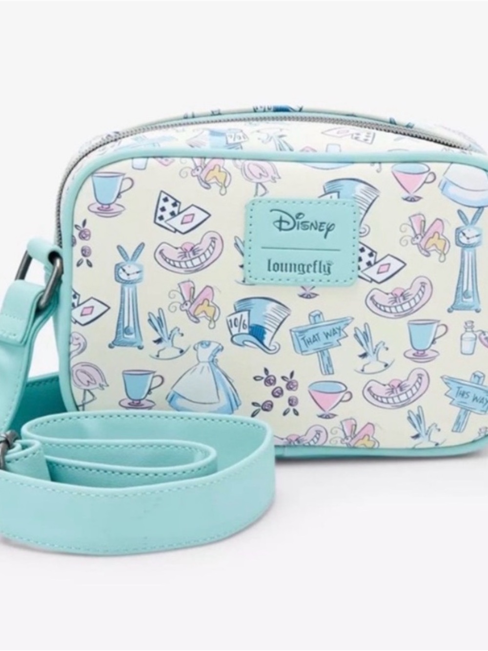 Loungefly Disney Alice in Wonderland Crossbody Bag LTD EDITION NWT - Picture 1 of 5